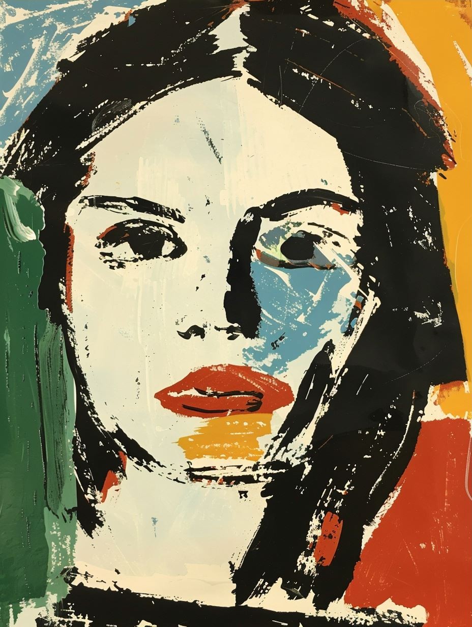 Abstract Expressionist Muse