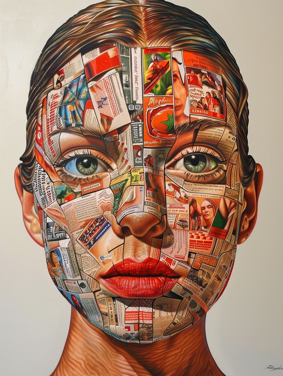 Digital Mosaic Portrait