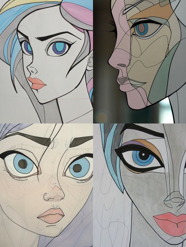 Modern Stylized Digital Portraiture