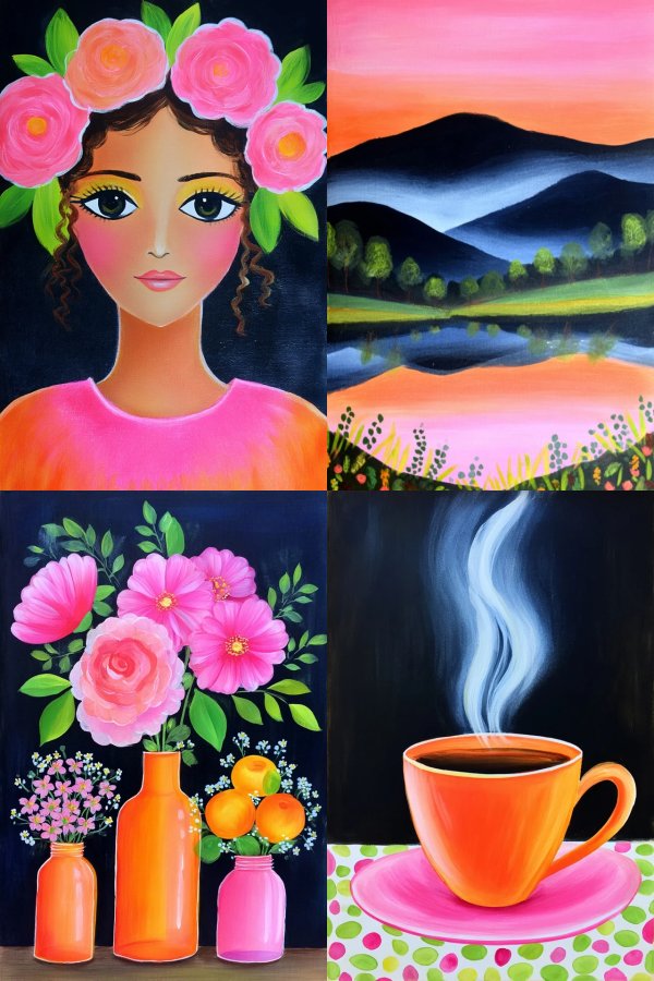 Floral Bloom Portrait