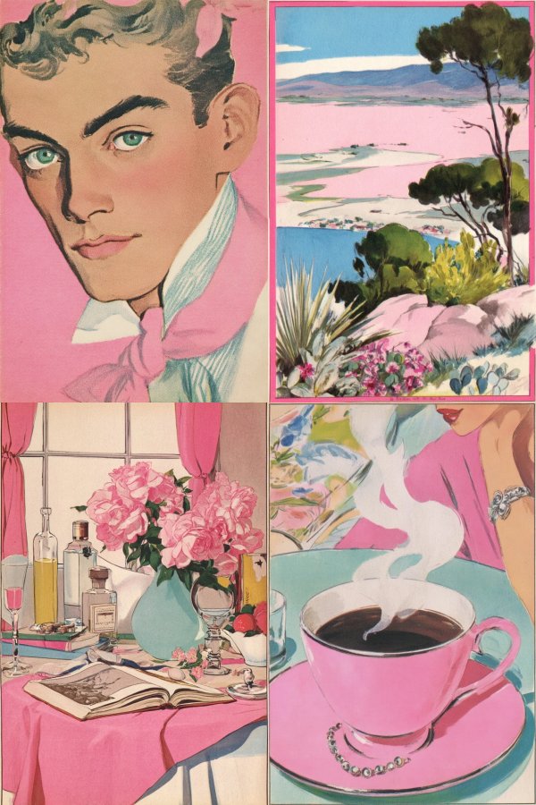 Vintage Pastel Romance