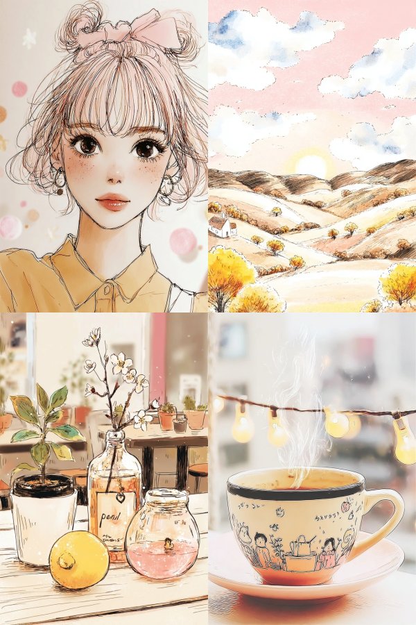 Pastel Dream Portrait