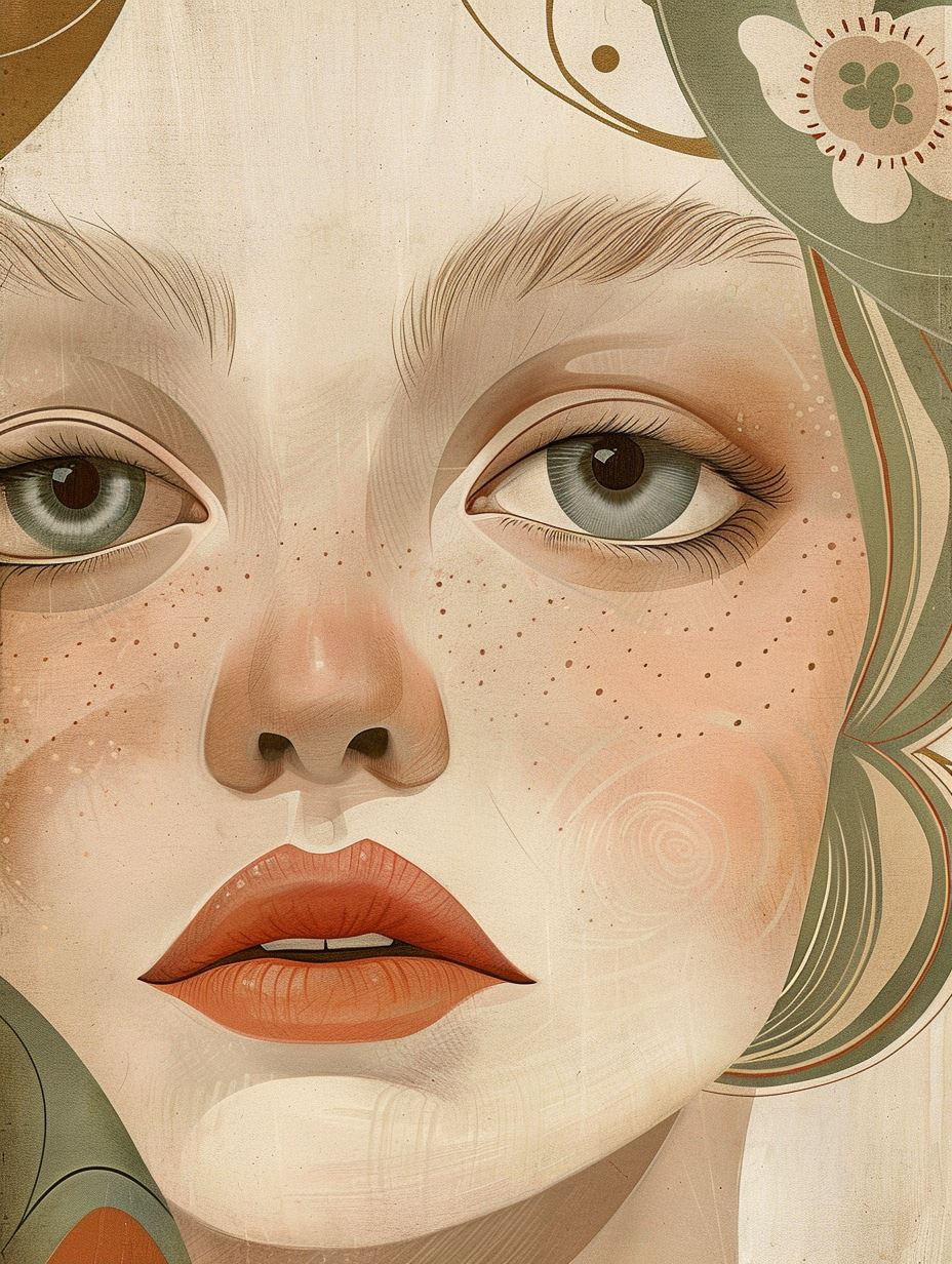 Floral Ethereal Portrait Study