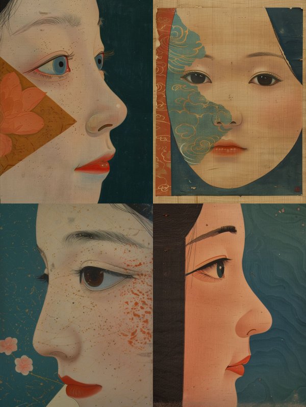 Ethereal Canvas Gaze