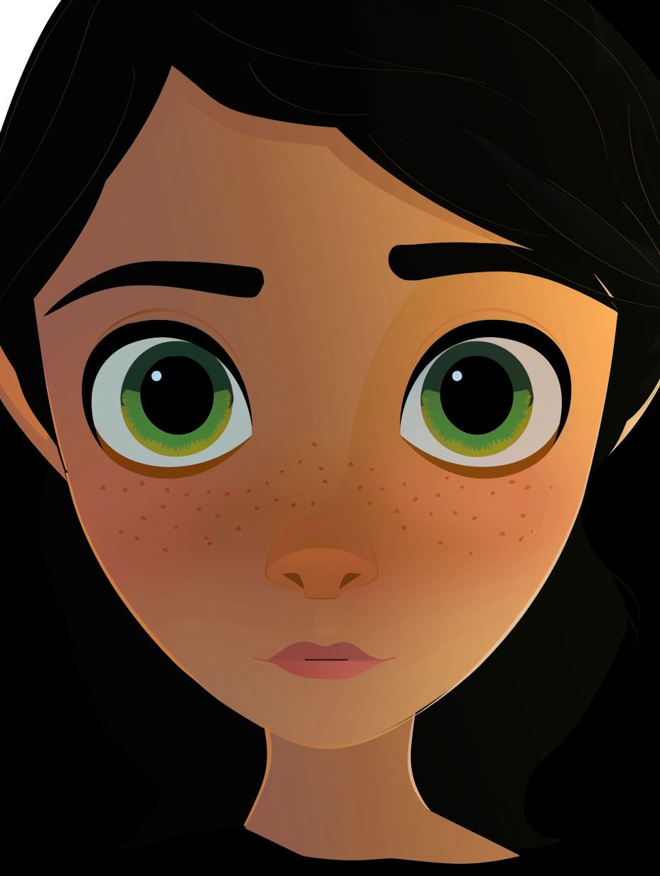 Enchanting Gaze Digital Portrait - Image 1