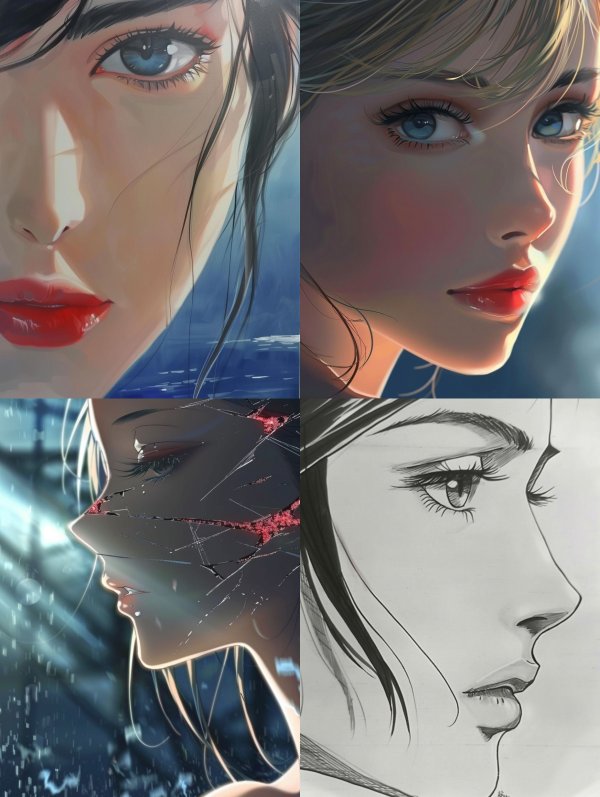 Ethereal Gaze in Digital Oil