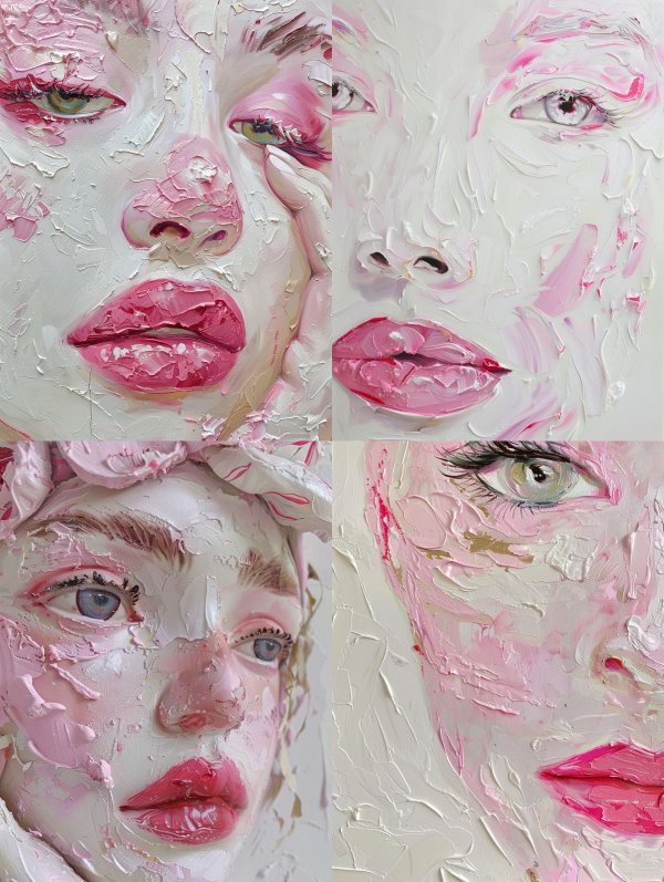 Textured Petals of Human Emotion