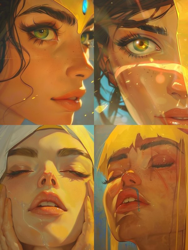 Golden Ethereal Radiance
