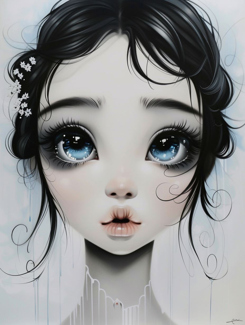 Fractured Azure Gaze - Image 4