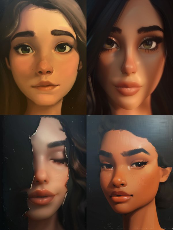 Golden Hour Digital Portrait