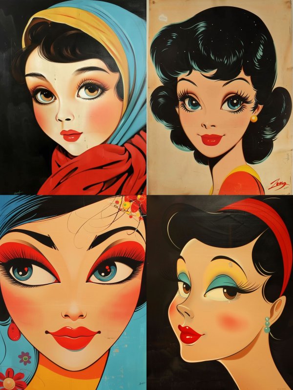 Vintage Doll Gaze