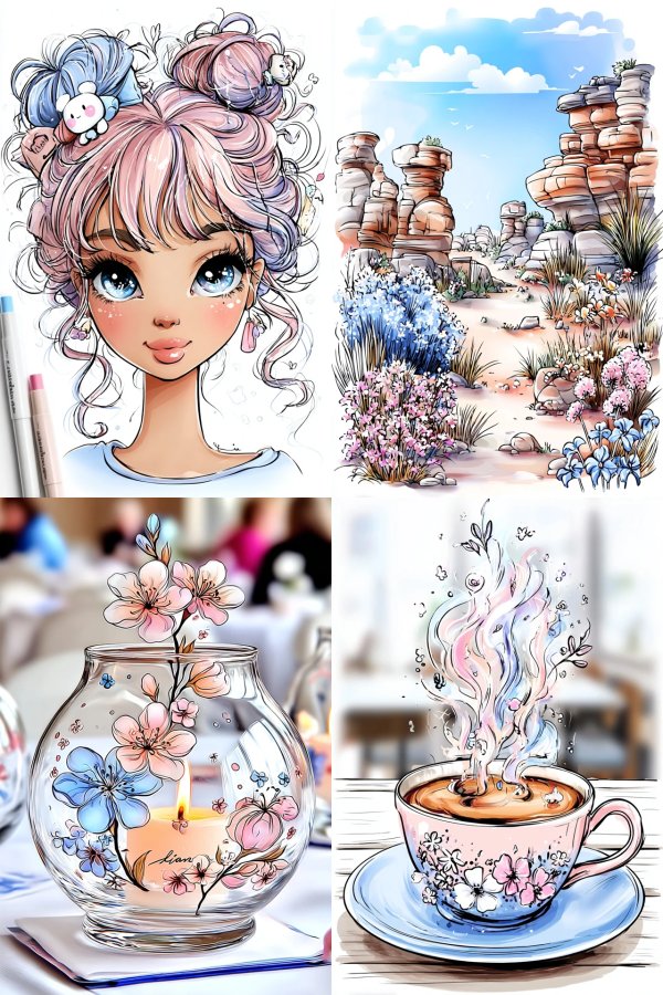 Pastel Dream Portrait