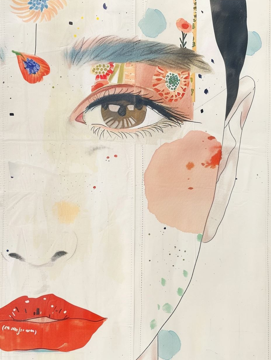 Ethereal Watercolor Portrait Study