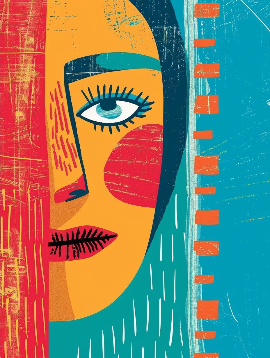 Vibrant Urban Portrait