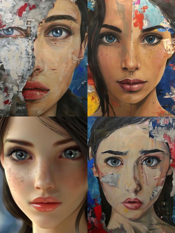 Fractured Soul Portrait