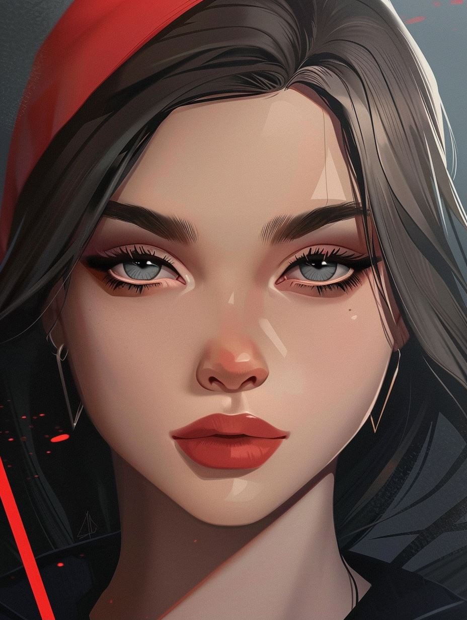 Crimson Shadow Elegance
