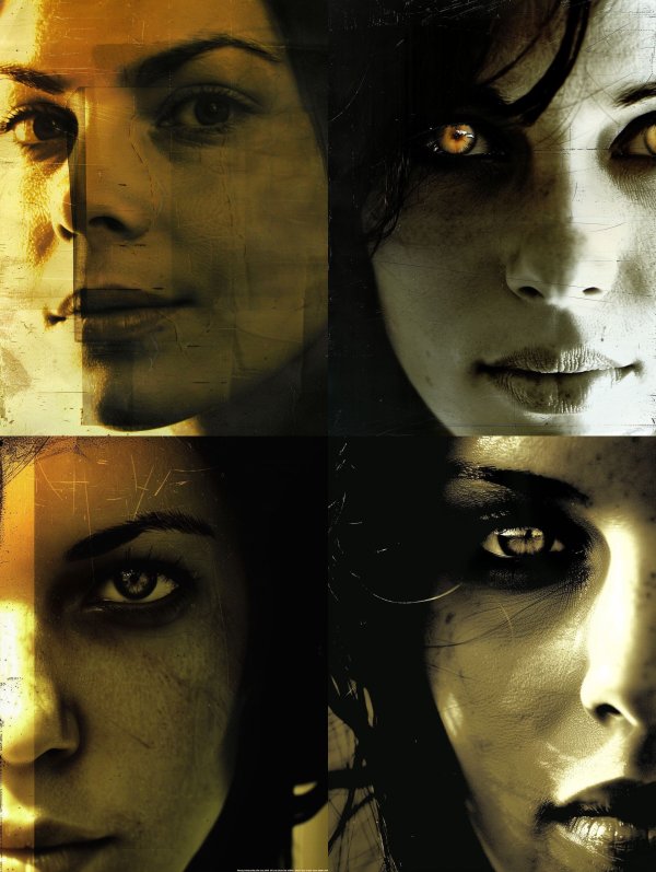 Golden Fragmented Gaze