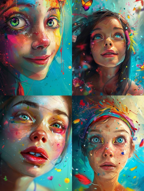 Prismatic Soul Portrait