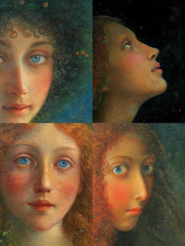 Ethereal Azure Gaze