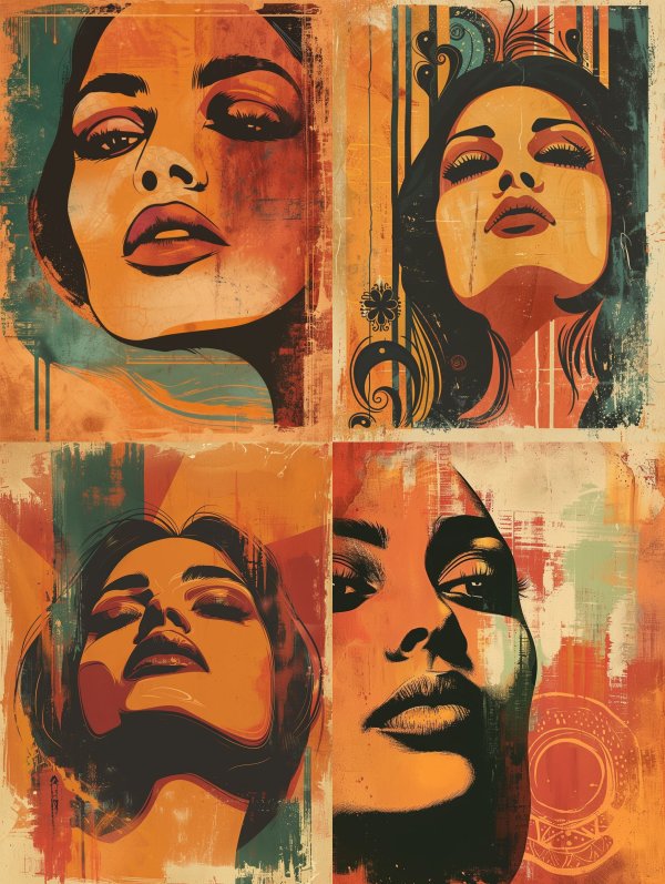 Vintage Pop Art Muse