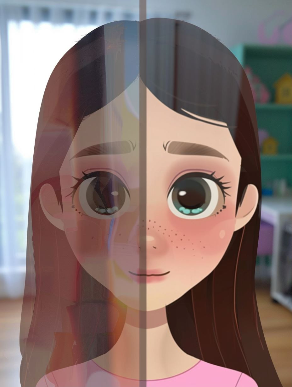 Soft Pastel Stylized Portrait