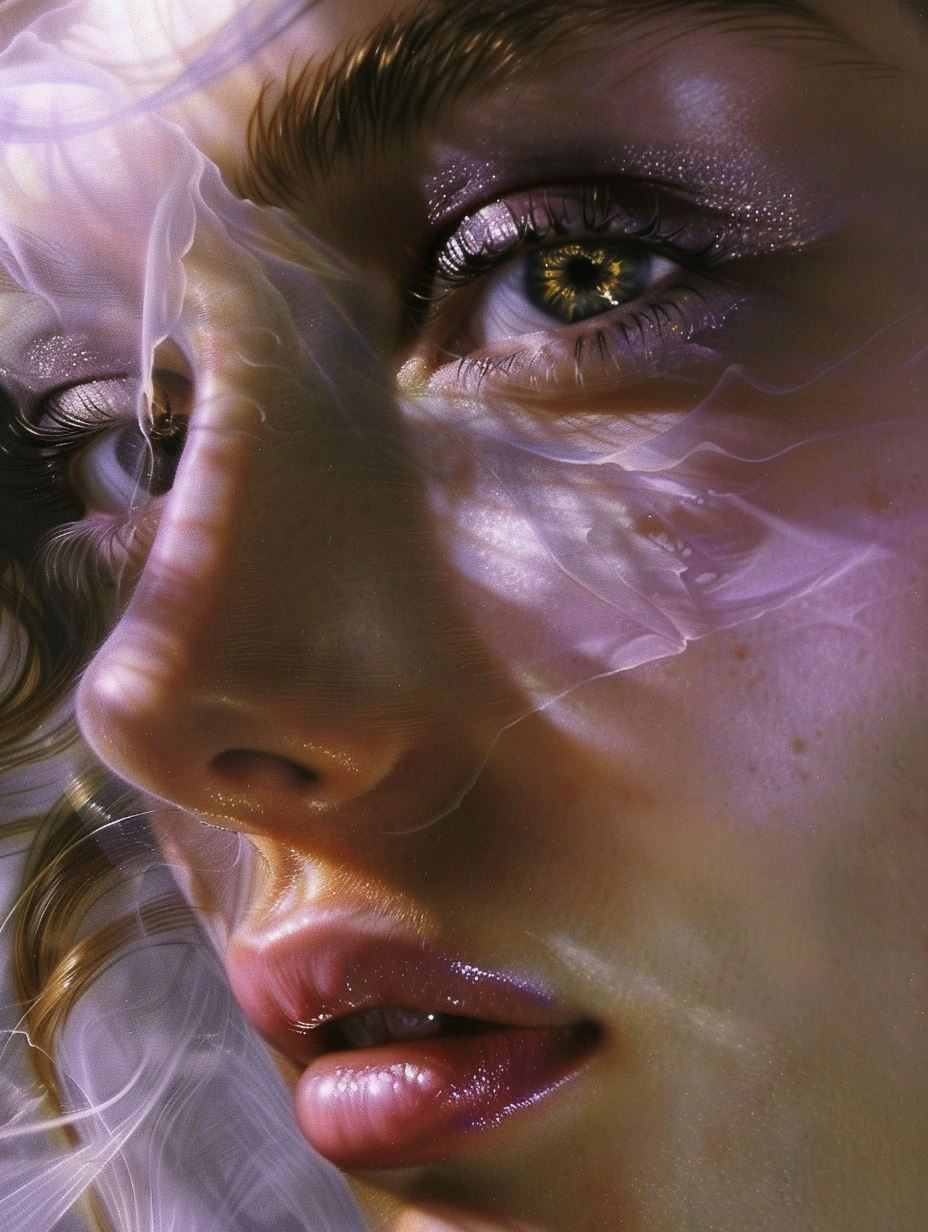Ethereal Liquid Gaze