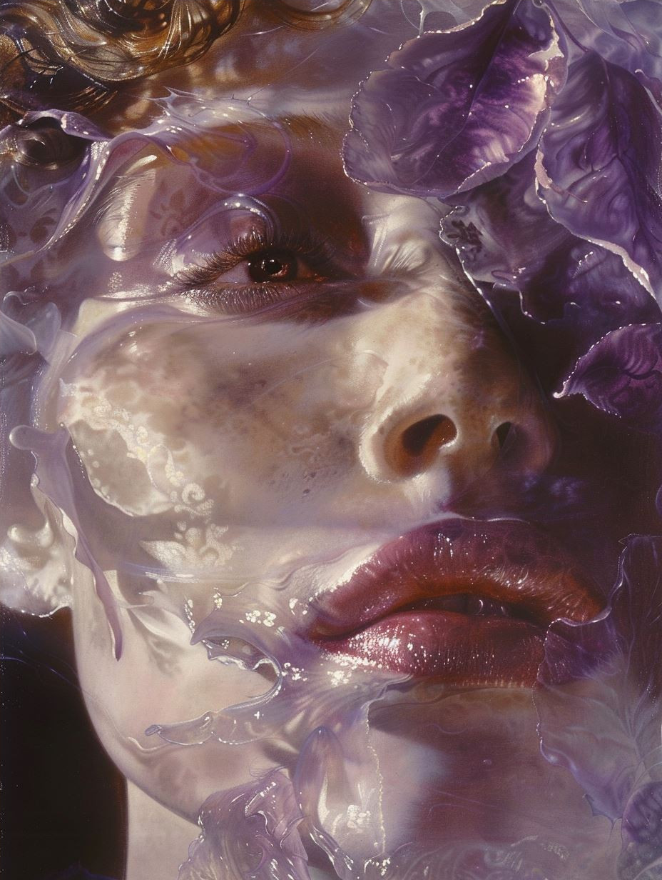 Ethereal Liquid Gaze