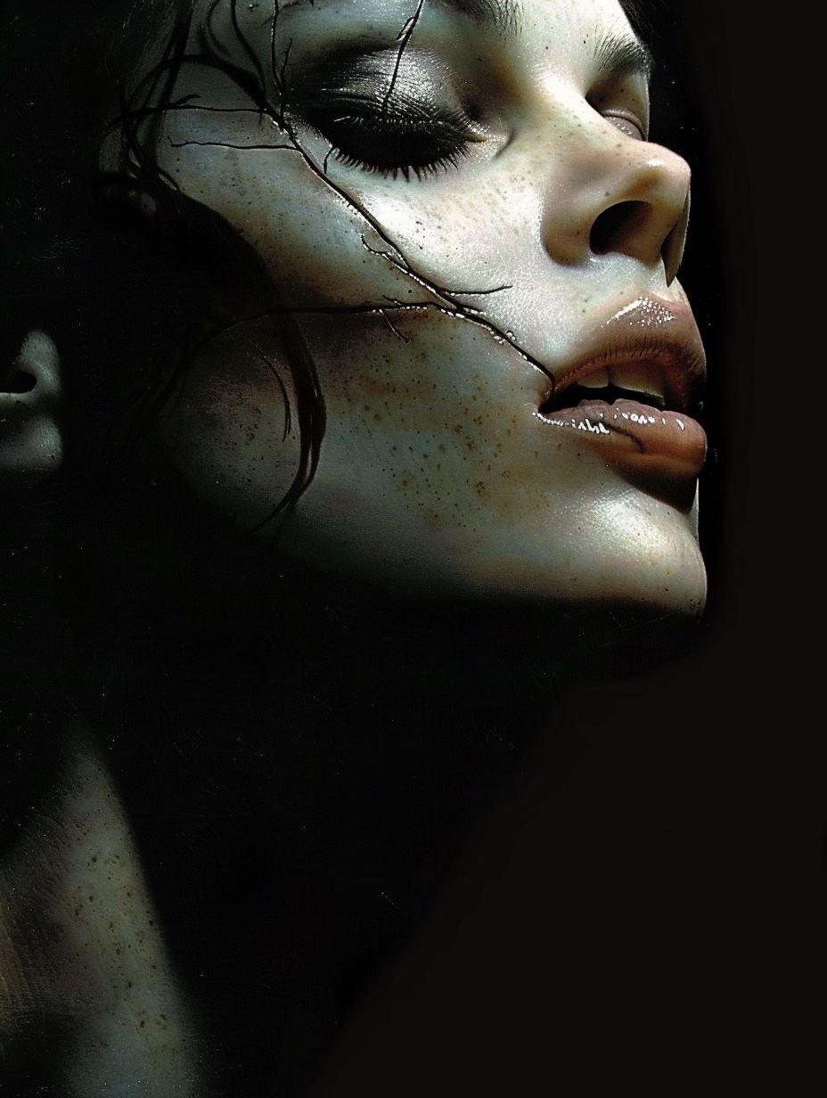 Dark Cinematic Gothic Portrait
