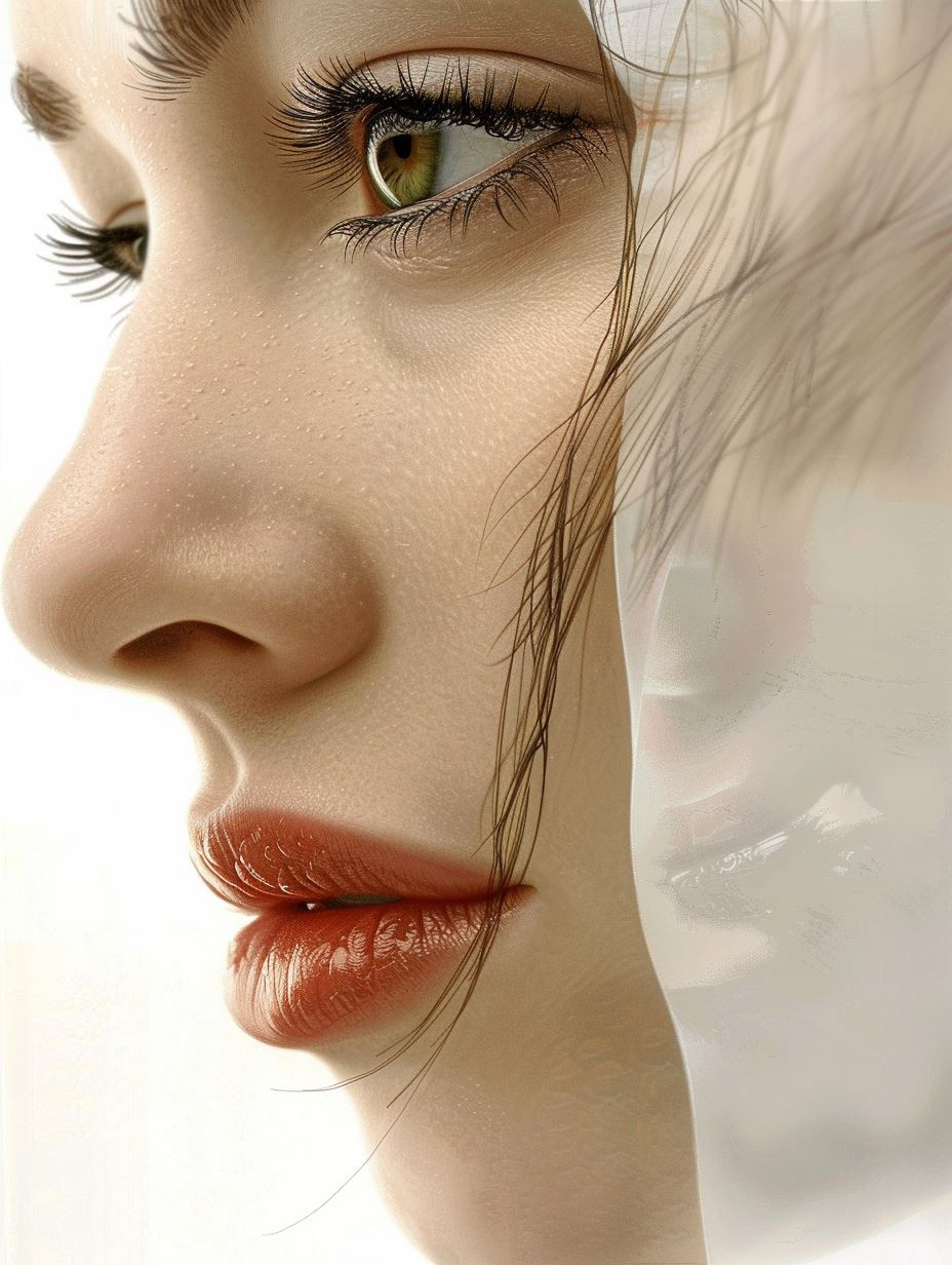 Hyper-Realistic Porcelain Humanoid Study