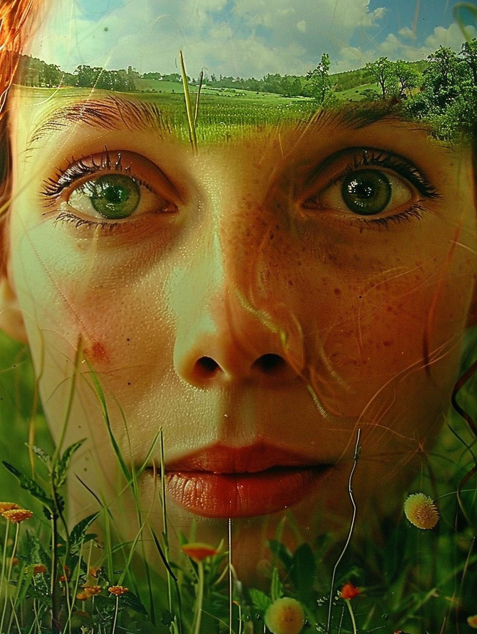 Ethereal Nature Double Exposure