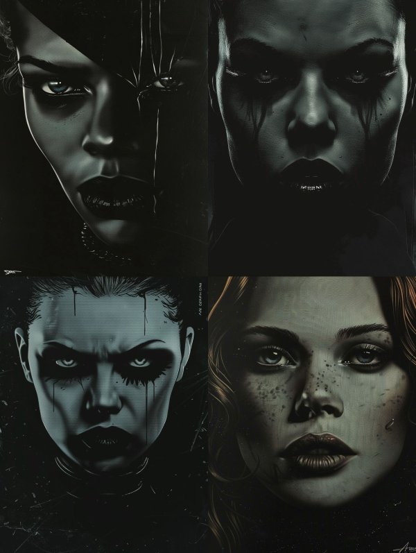 Dark Gothic Ethereal Portraits