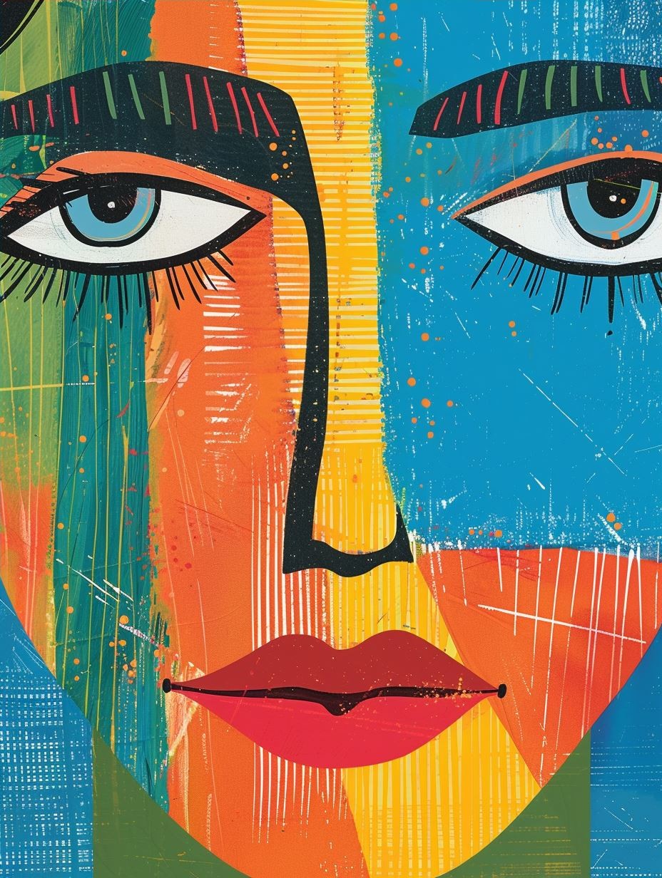 Vibrant Urban Portrait