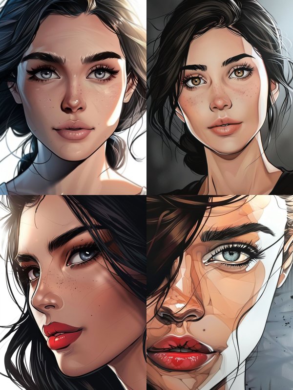 Ethereal Digital Portraiture Study