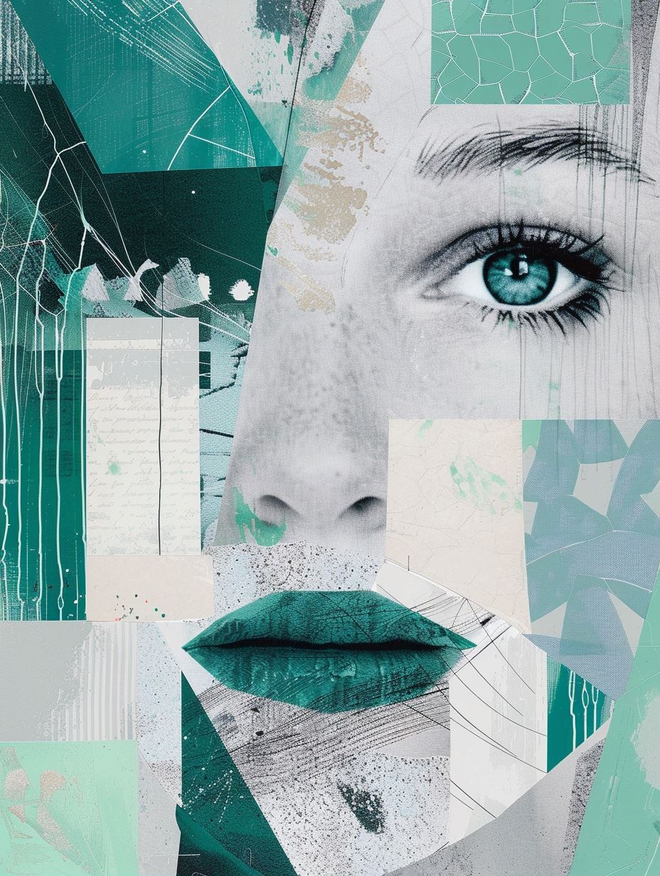 Teal Collage Dream - Image 2