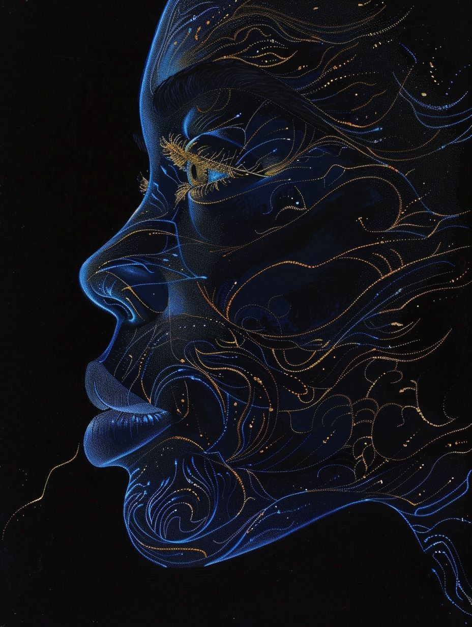 Celestial Stardust Portrait - Image 2