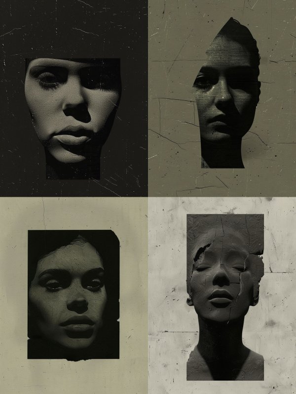 Noir Shadow Portrait