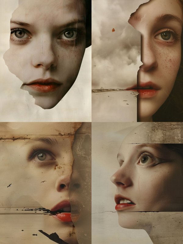 Torn Memory Portrait