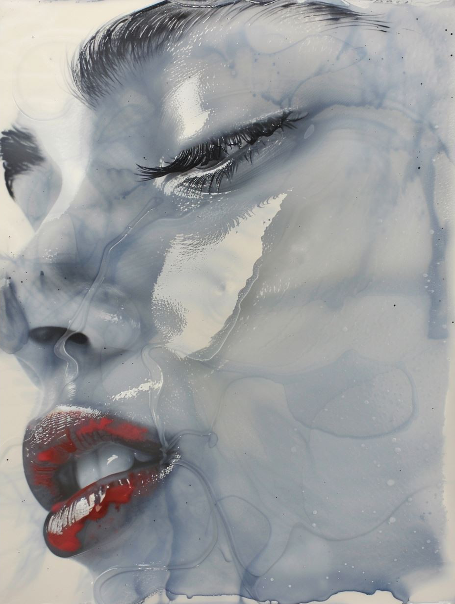 Ethereal Fluidity of Dreaming Faces