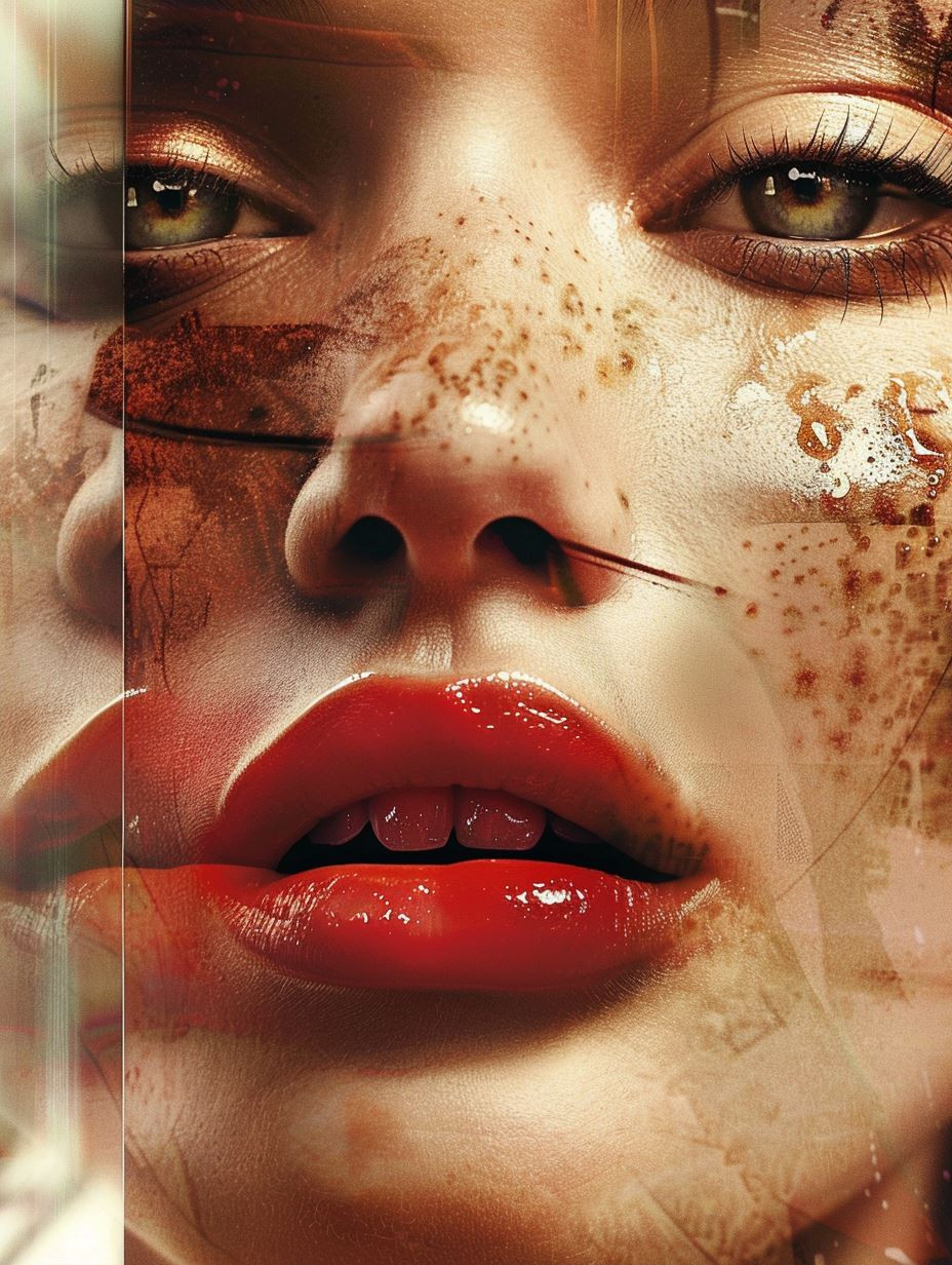 Fragmented Gaze of Golden Light
