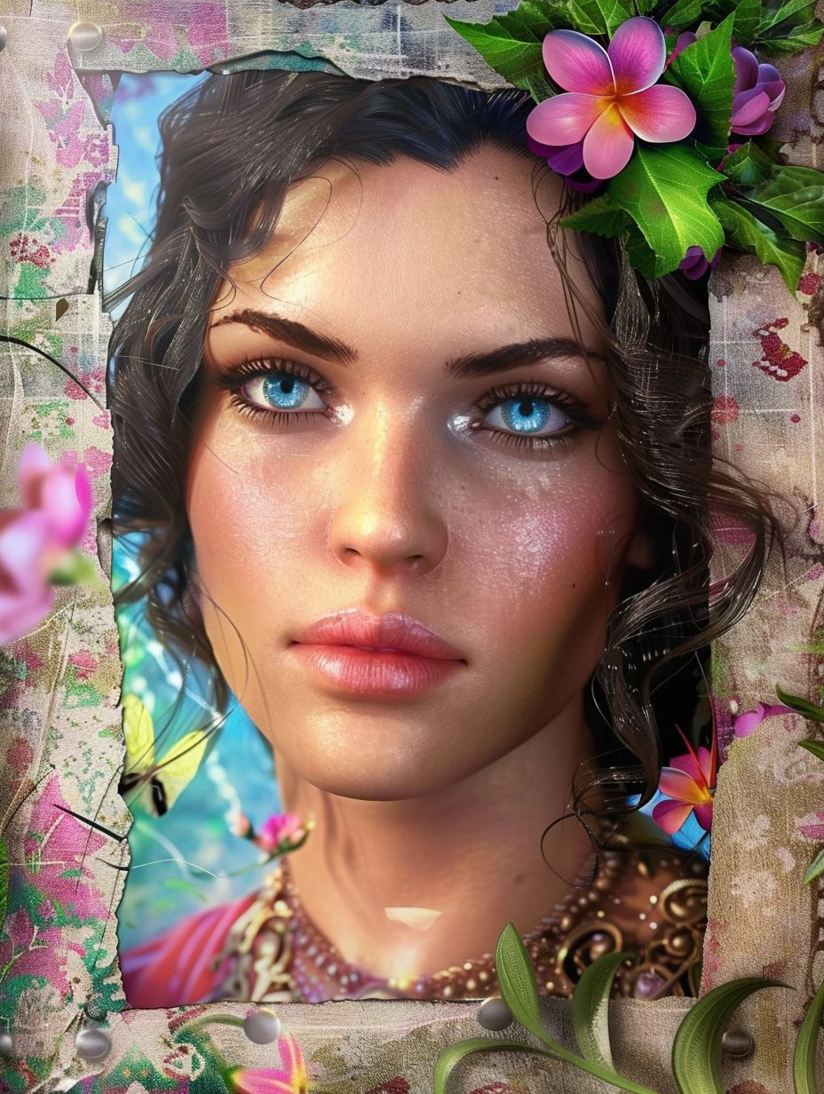 Ethereal Freckled Dream Portrait
