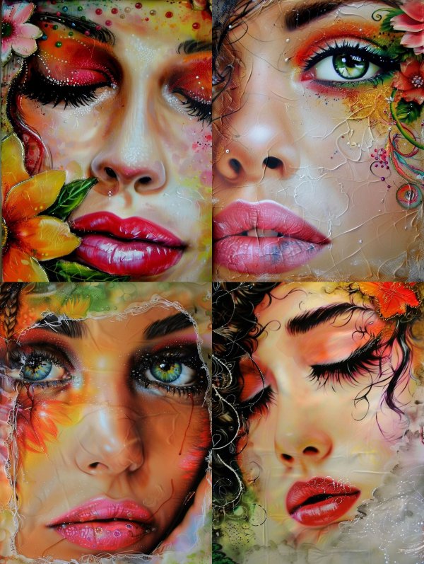 Floral Dream Ethereal Portrait
