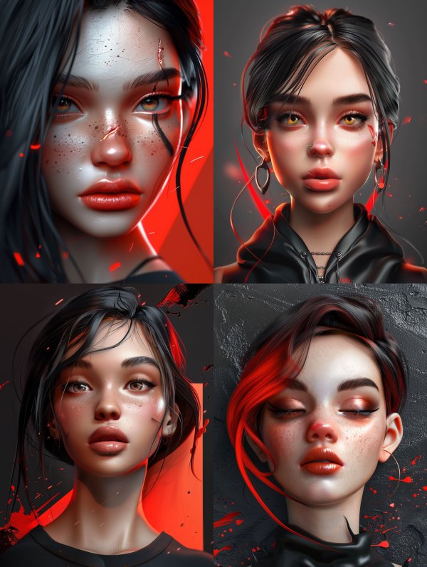 Crimson Cyber Soul