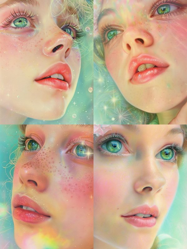 Ethereal Gaze of Cosmic Wonder