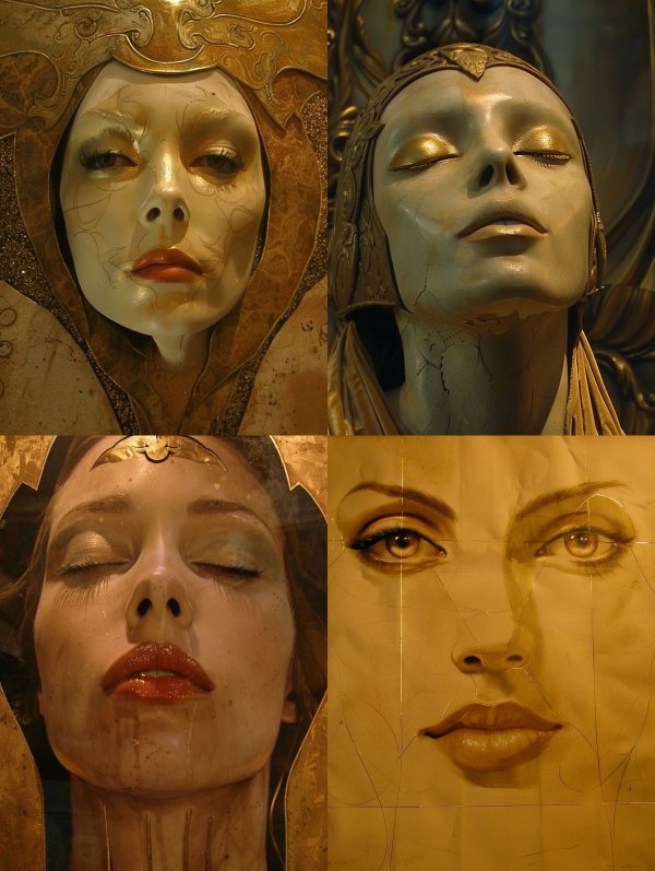 Gilded Ethereal Muse