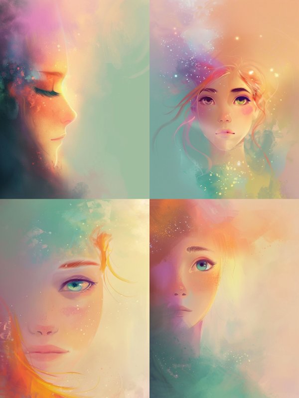 Ethereal Prism of Inner Peace