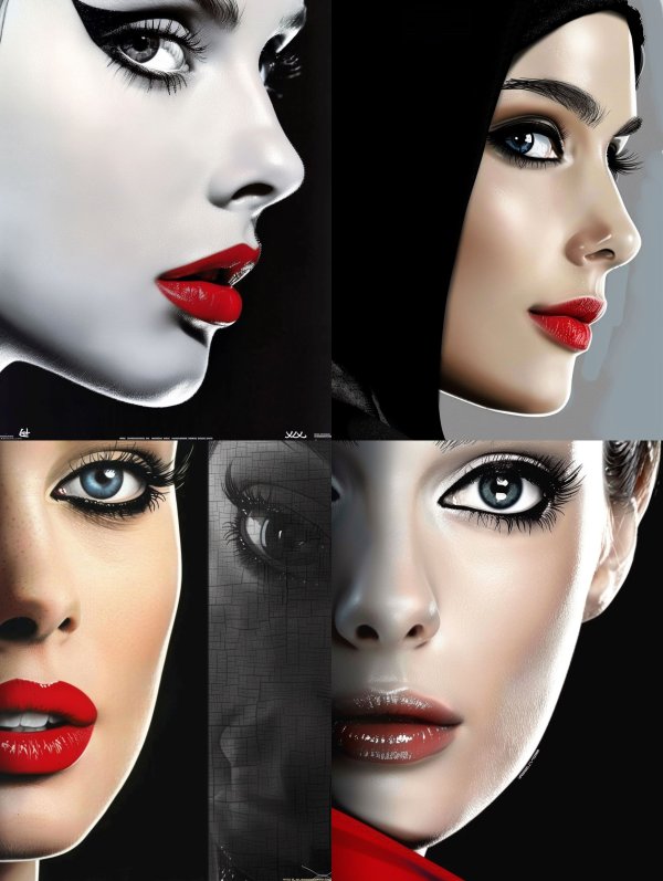 Crimson Contrast Noir