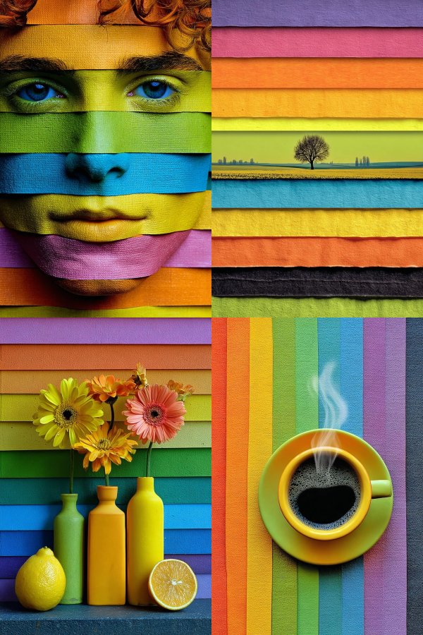 Prismatic Portrait Layers