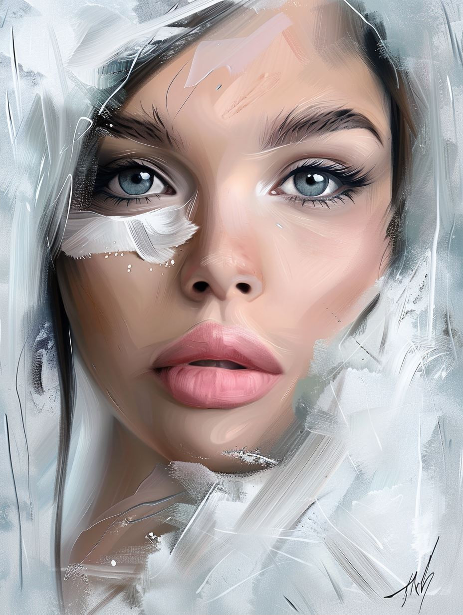 Ethereal Brushstroke Beauty