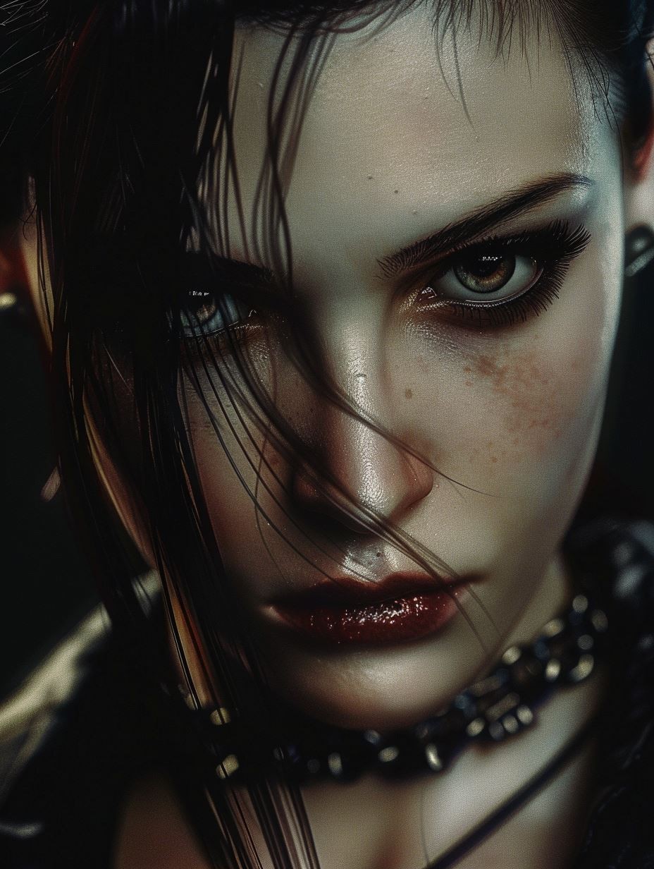 Dark Cinematic Gothic Portrait