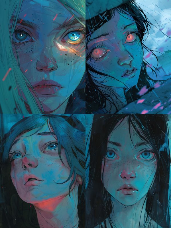 Cybernetic Azure Gaze